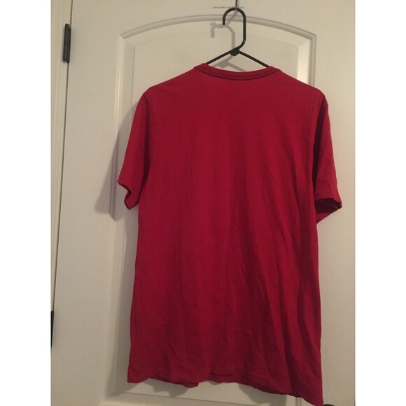 True Religion 2002 Men's Short Sleeve T-Shirt Size Medium Red - Picture 6 of 8